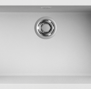 Fregadero Elleci ZEN 130 en Keratek Plus blanco